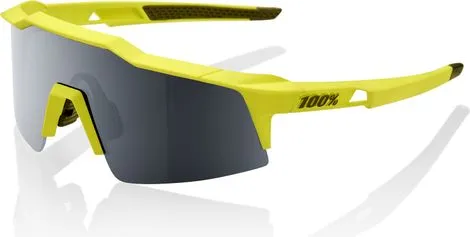 100% Gafas 100% Speedcraft SL Soft Tact Banana Negro / Gafas Negro Espejo