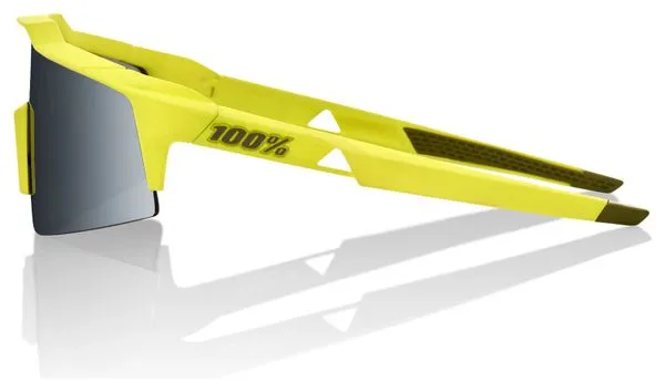 100% Gafas 100% Speedcraft SL Soft Tact Banana Negro / Gafas Negro Espejo