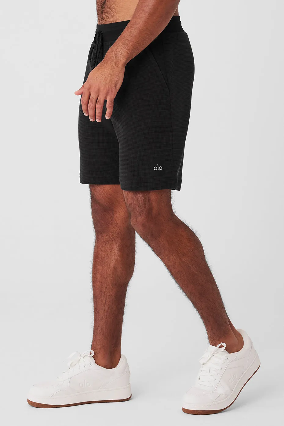 7 MICRO WAFFLE FAST BREAK SHORT  BLACK