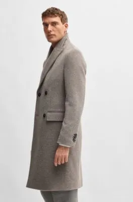 Abrigo BOSS SELECTED BY BECKHAM de mezcla de alpaca