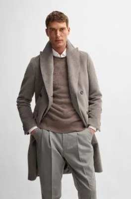 Abrigo BOSS SELECTED BY BECKHAM de mezcla de alpaca
