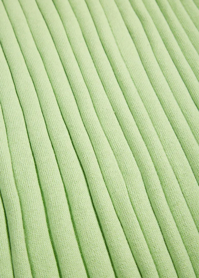 Abrigo de punto Verde claro