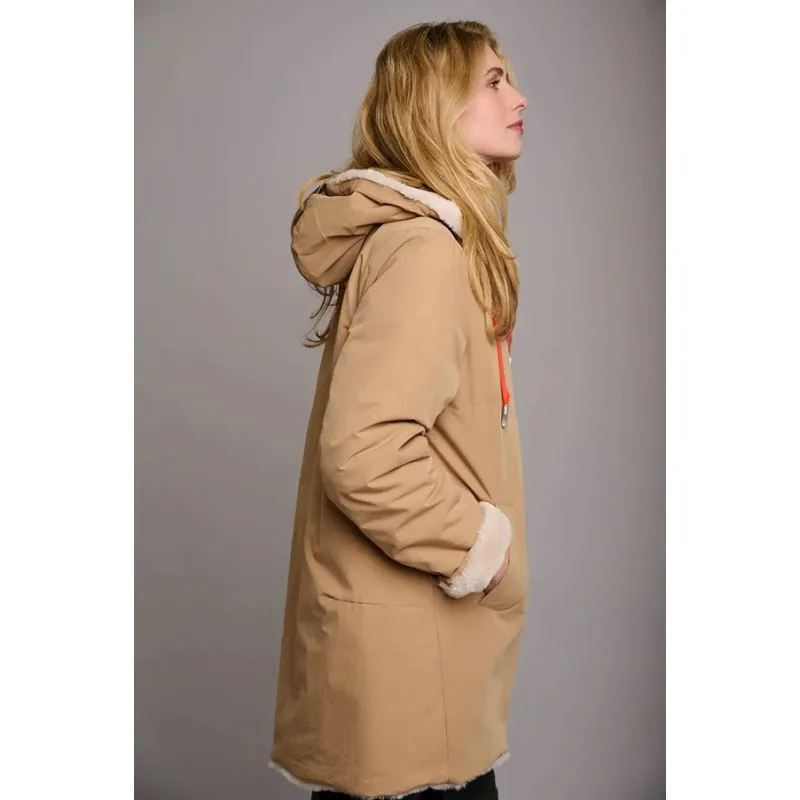 Abrigo reversible Javin camel