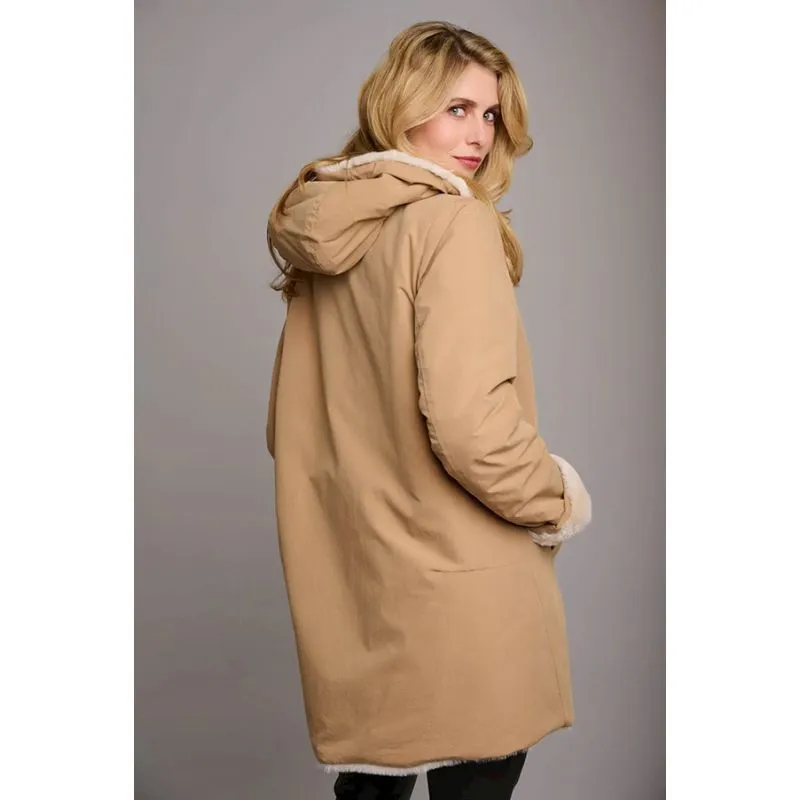Abrigo reversible Javin camel