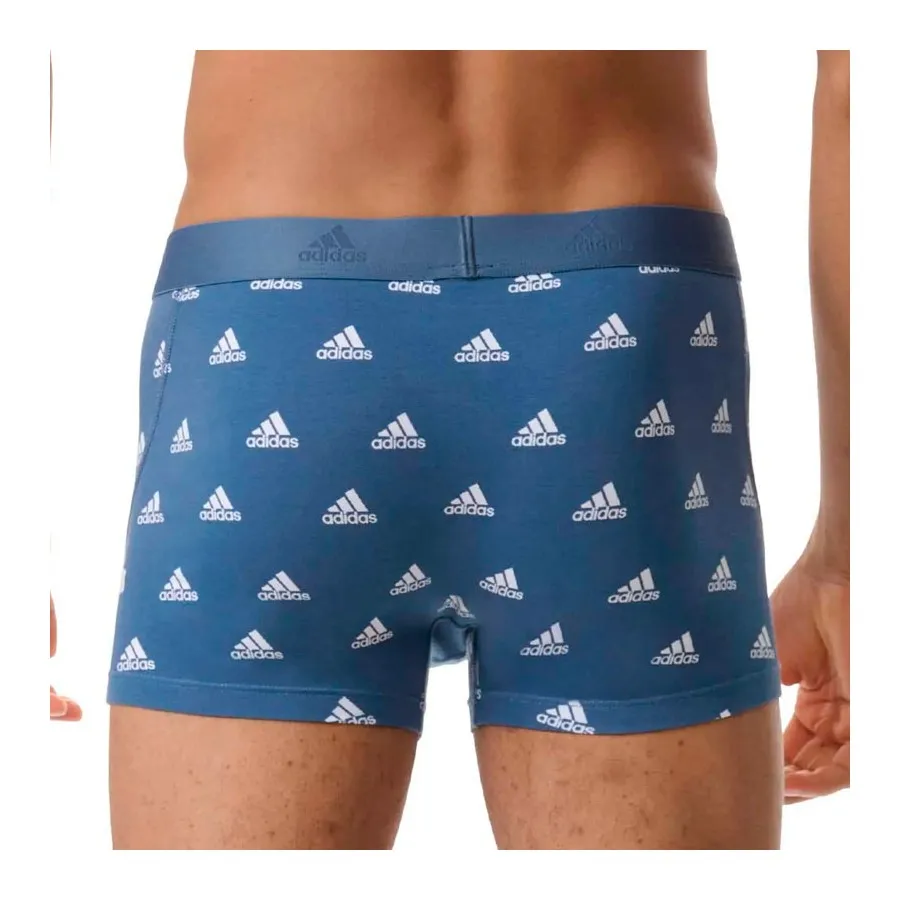 ADIDAS BOXER ACTIVE FLEX COTTON 2P Negro/Azul 4A1M20 925
