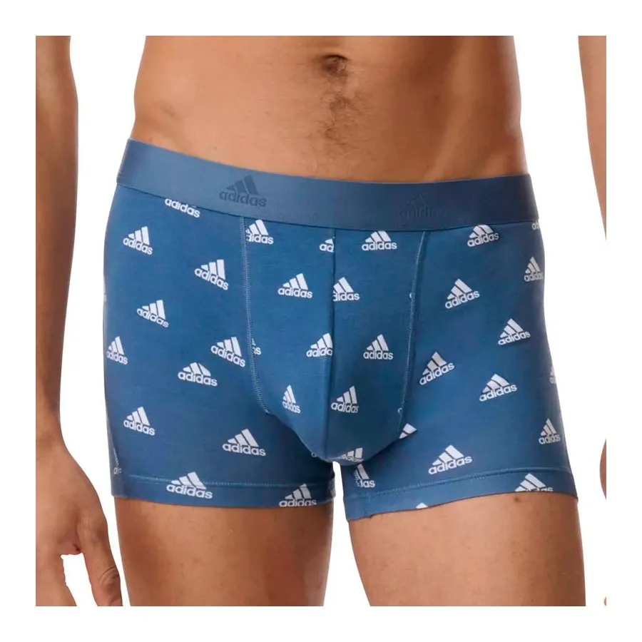 ADIDAS BOXER ACTIVE FLEX COTTON 2P Negro/Azul 4A1M20 925