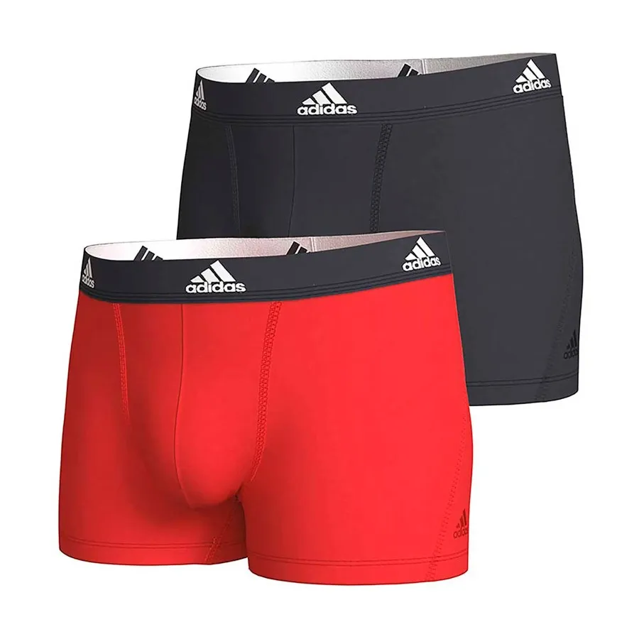 ADIDAS BOXER ACTIVE FLEX COTTON 2P Negro/Rojo 4A1M20 928