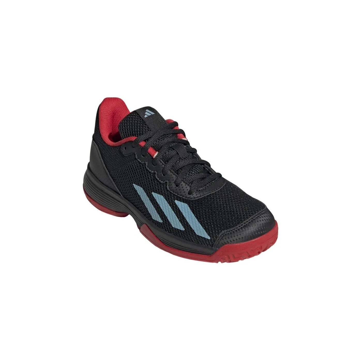 Adidas Courtflash K Negro Rojo Junior Hp9717