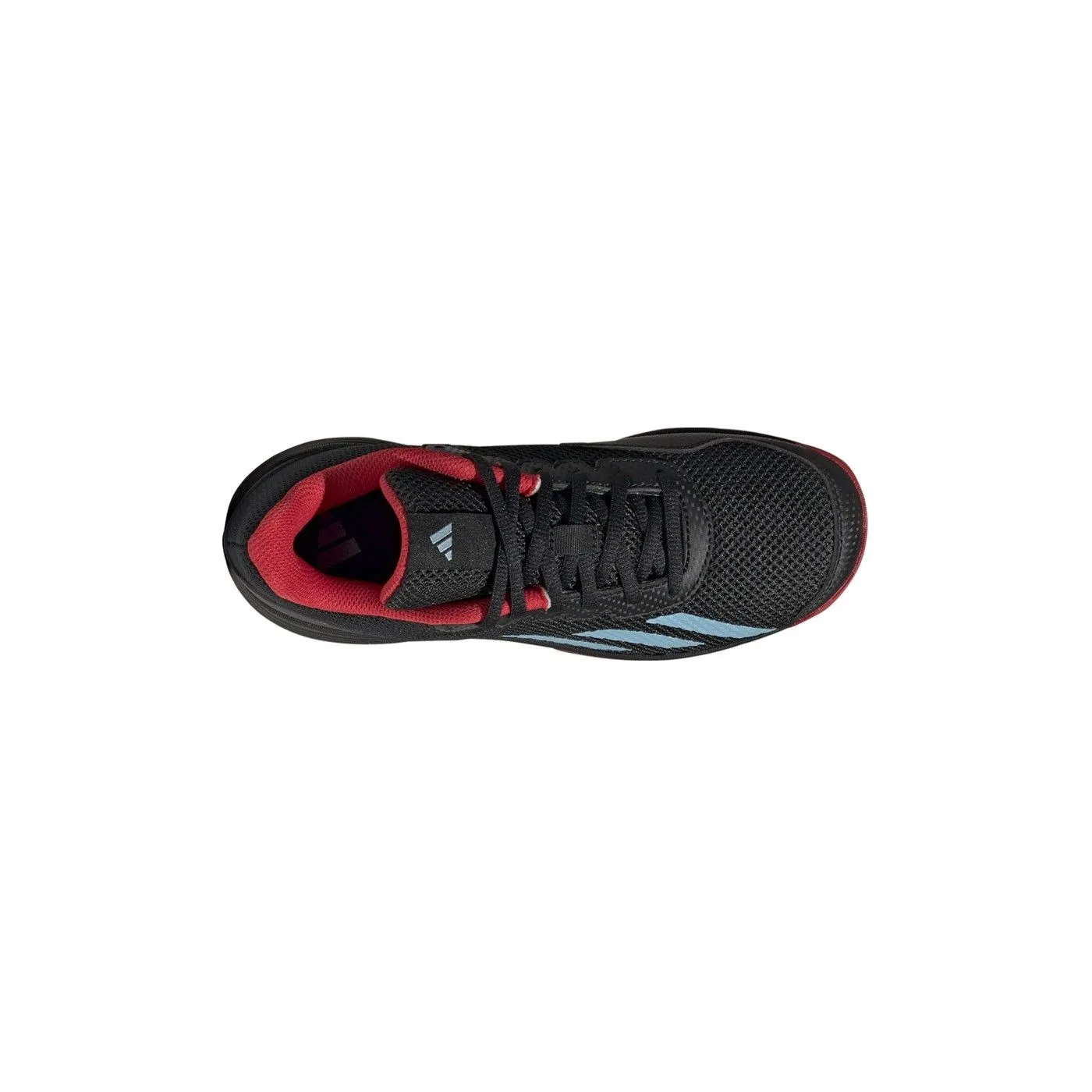 Adidas Courtflash K Negro Rojo Junior Hp9717
