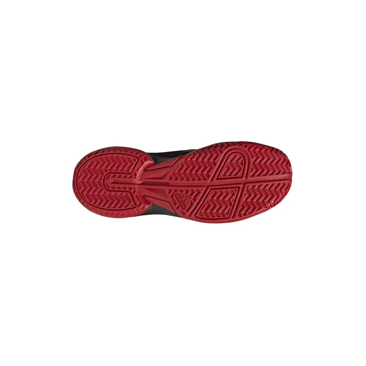 Adidas Courtflash K Negro Rojo Junior Hp9717
