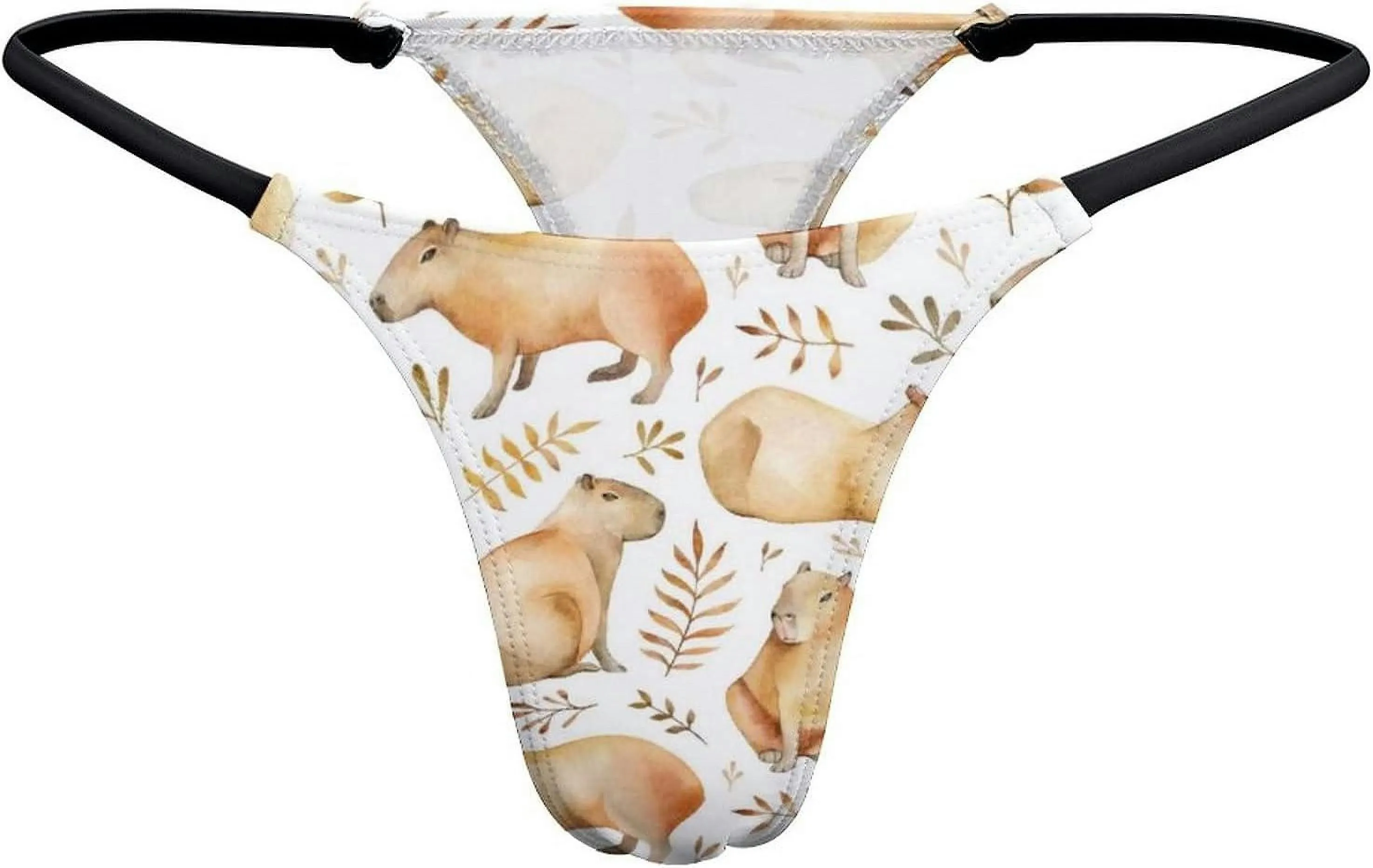 ADORABLE CAPYBARA GSTRING THONGS WOMEN'S TBACK UNDERWEAR PANTYWE456