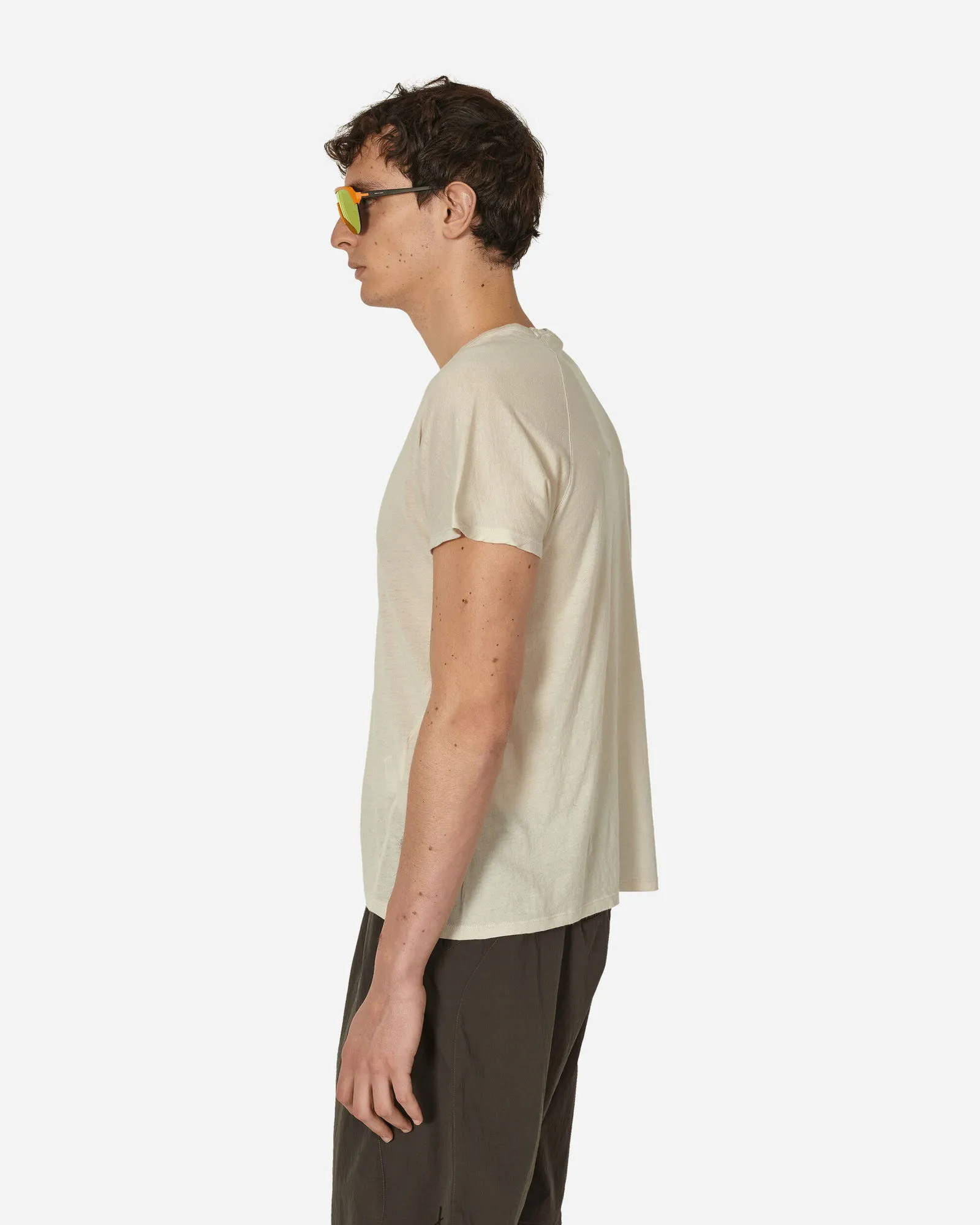 AFFXWRKS SHOULDERLESS TSHIRT DUST WHITE