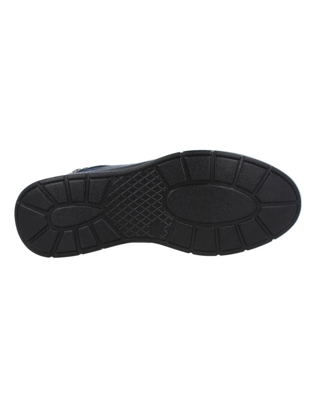 AMARPIES  ZAPATILLAS CONFORT CORDONES CREMALLERA LATERAL MARINO