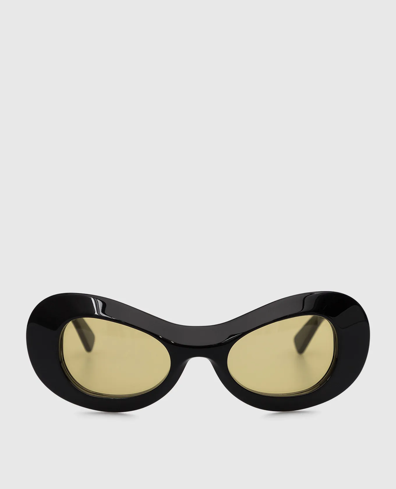 AMBUSH Black Jordee sunglasses with textured logo