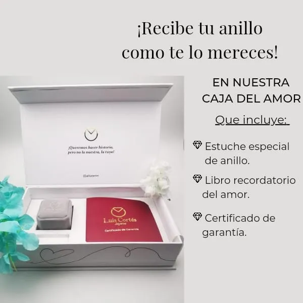 ANILLO DE COMPROMISO ORO 18K / REF. 010COB