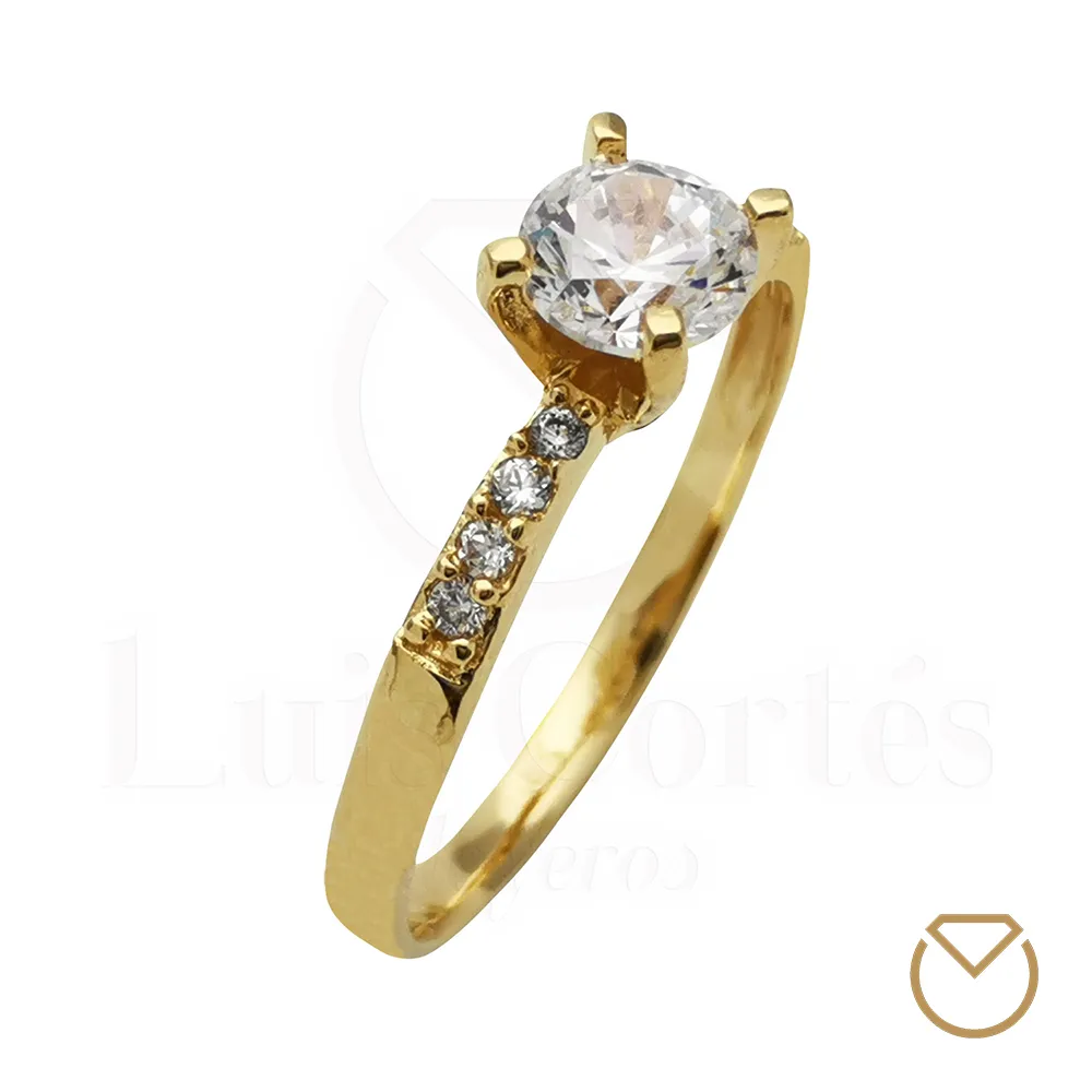 Anillo De Compromiso Oro 18K / REF. 156COA