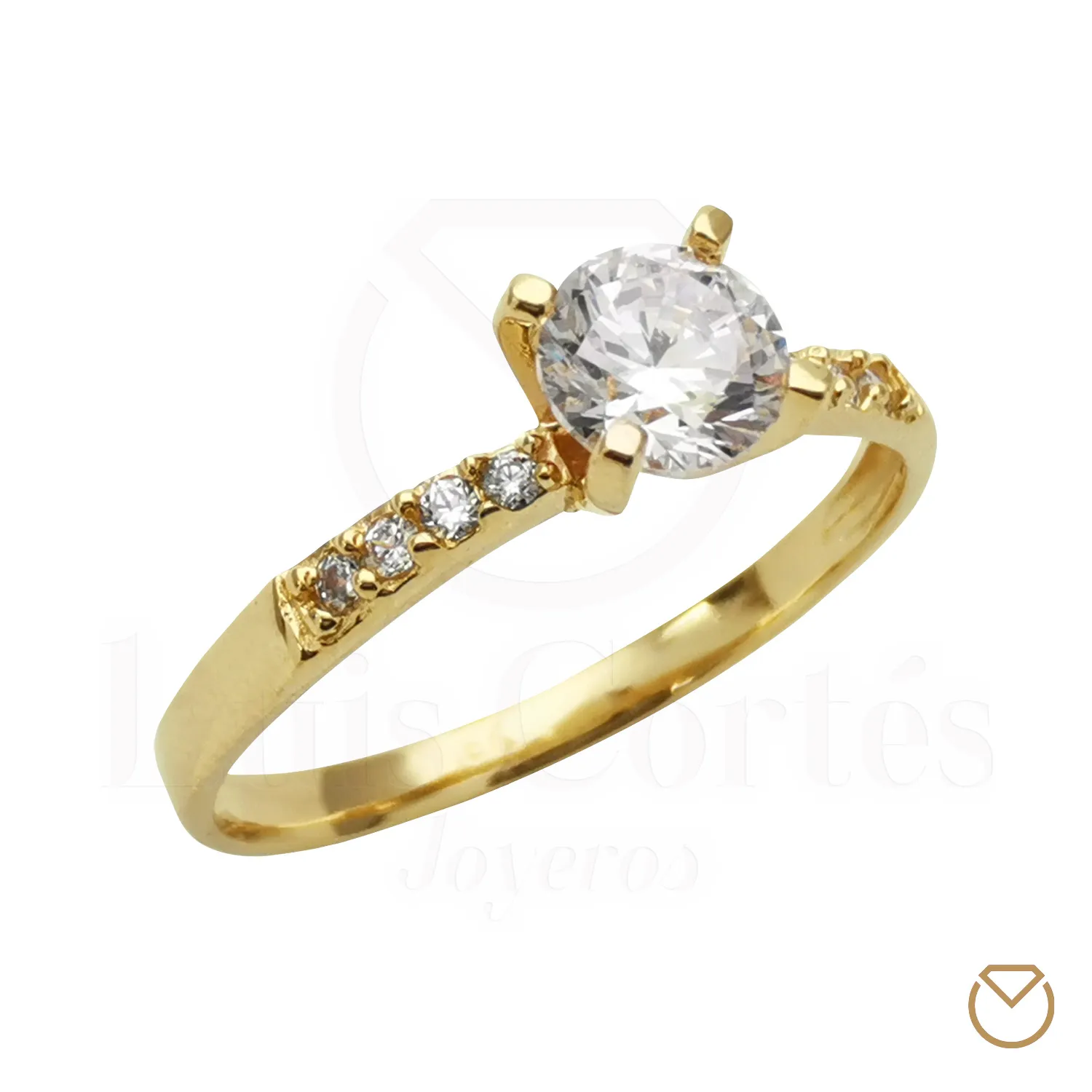Anillo De Compromiso Oro 18K / REF. 156COA