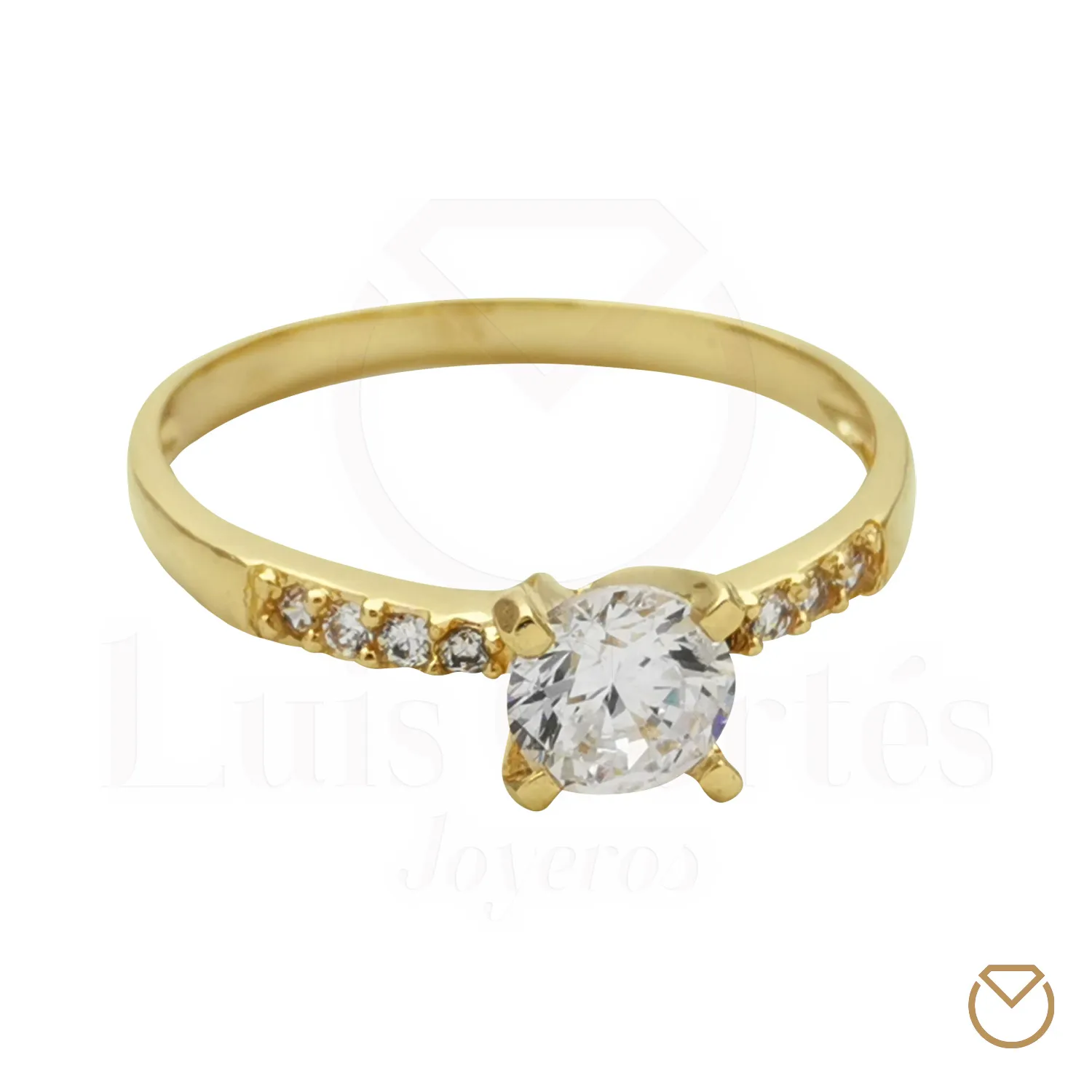 Anillo De Compromiso Oro 18K / REF. 156COA