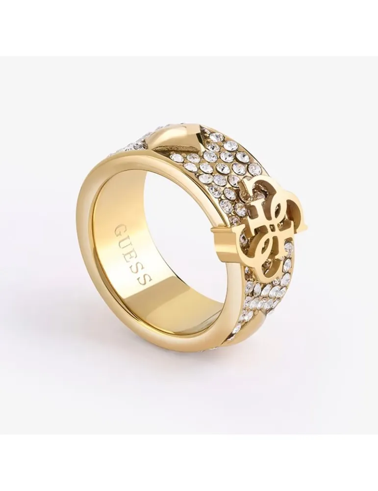 Anillo Guess Mujer Forever Acero Dorado