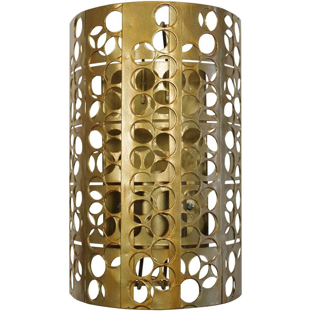 Aplique redondo metal oro