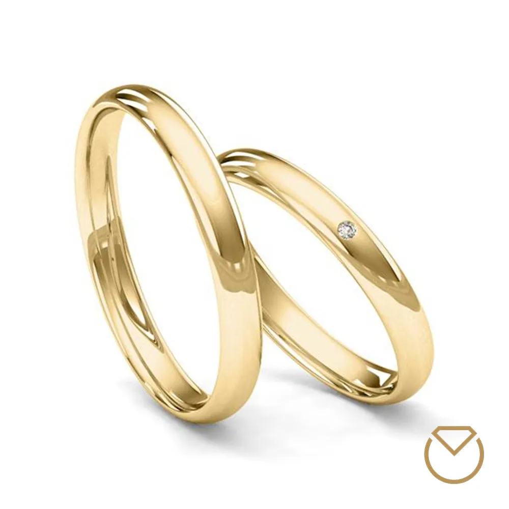 Argollas De Oro 18K / REF. 010AOA