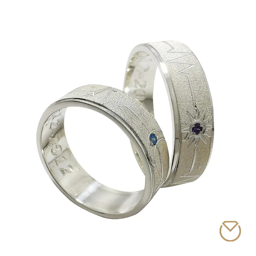Argollas De  Plata / REF. 001APL