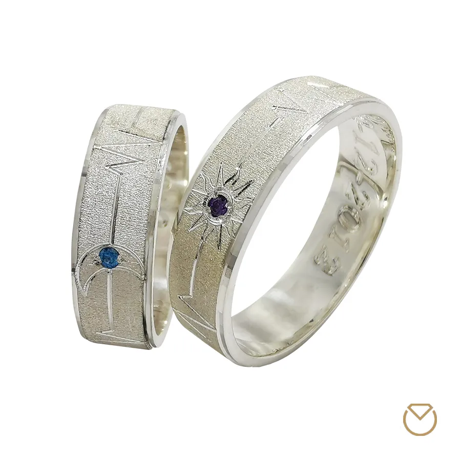 Argollas De  Plata / REF. 001APL