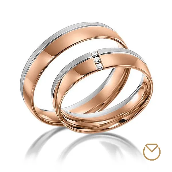 Argollas Dos Oros 18K/750 REF. 062ABA