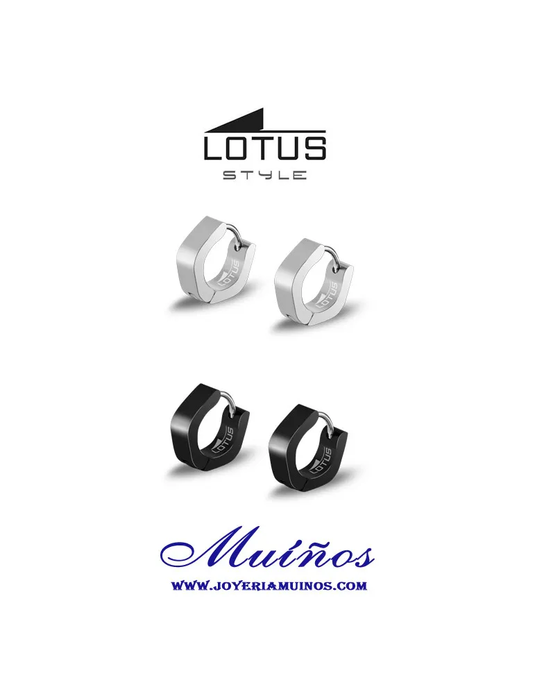 Aros Pendientes Hombre Lotus Style LS2155