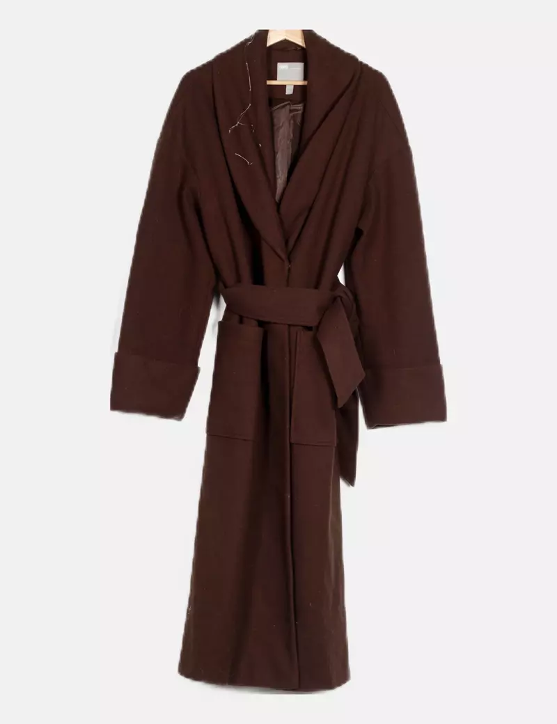 Asos Abrigo de paño marrón