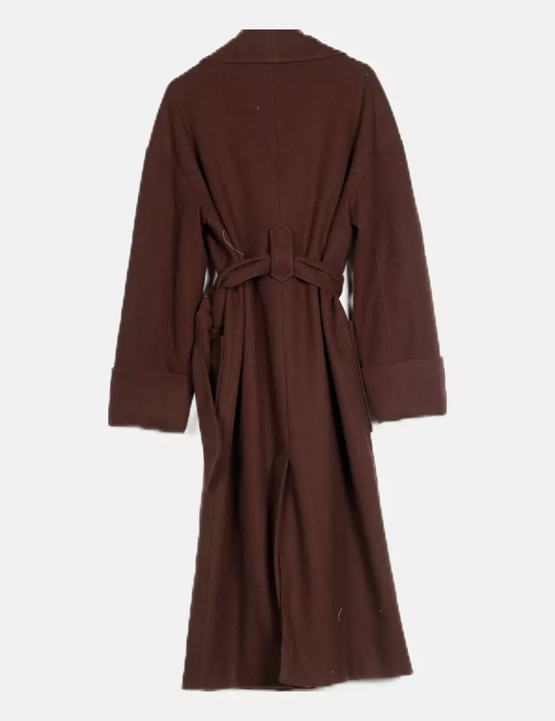 Asos Abrigo de paño marrón
