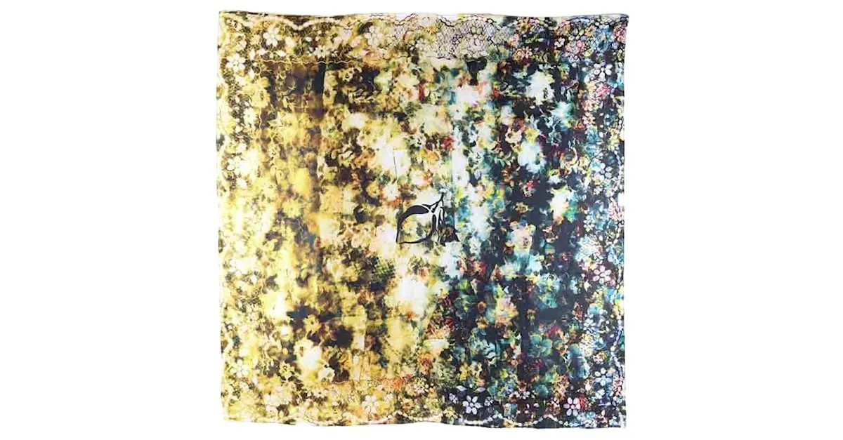 Autre Marque Cuadrado de seda Multicolor 
