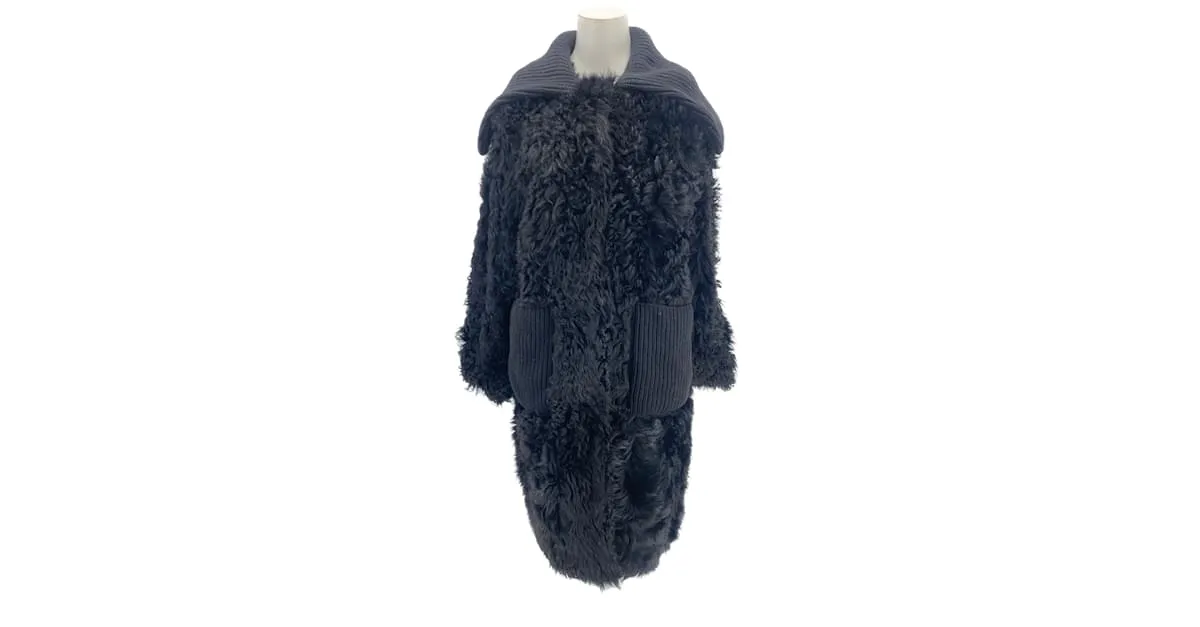 Autre Marque LOULOU STUDIO Abrigos T.Lana S Internacional Negro 