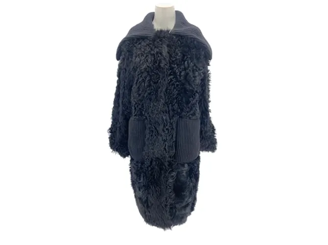 Autre Marque LOULOU STUDIO Abrigos T.Lana S Internacional Negro 