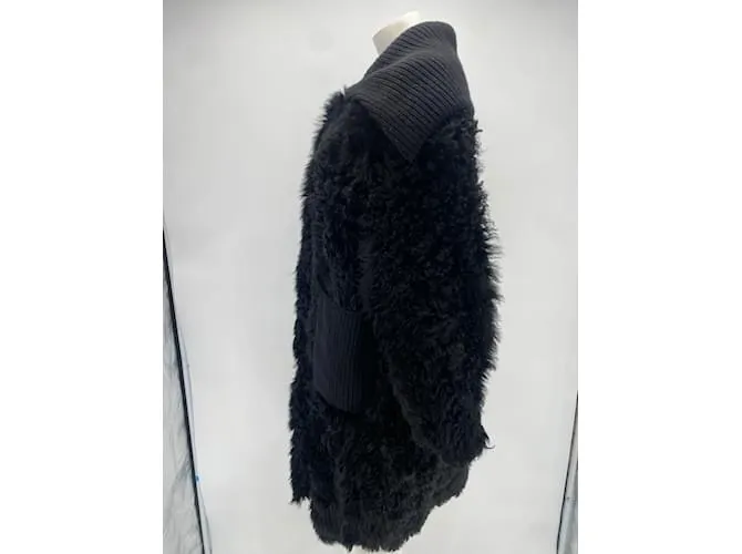 Autre Marque LOULOU STUDIO Abrigos T.Lana S Internacional Negro 