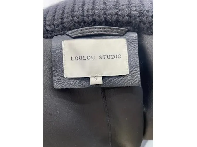 Autre Marque LOULOU STUDIO Abrigos T.Lana S Internacional Negro 