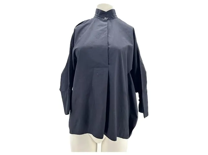 Autre Marque MIZUIRO IND Tops T.International M Algodón Azul marino 