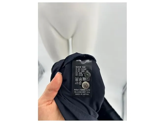 Autre Marque MIZUIRO IND Tops T.International M Algodón Azul marino 