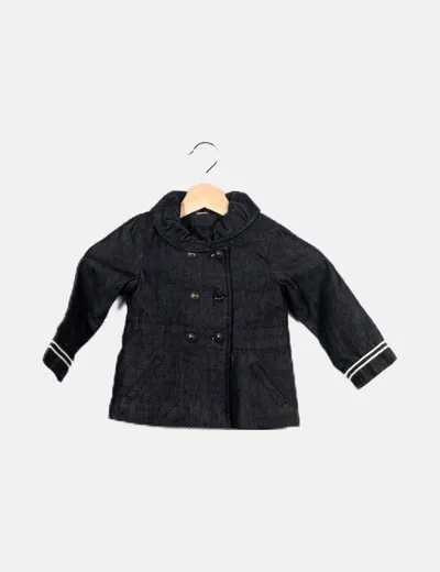 Baby girl Abrigo denim gris