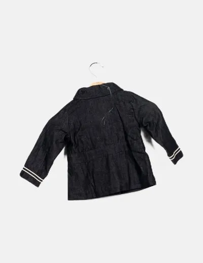 Baby girl Abrigo denim gris