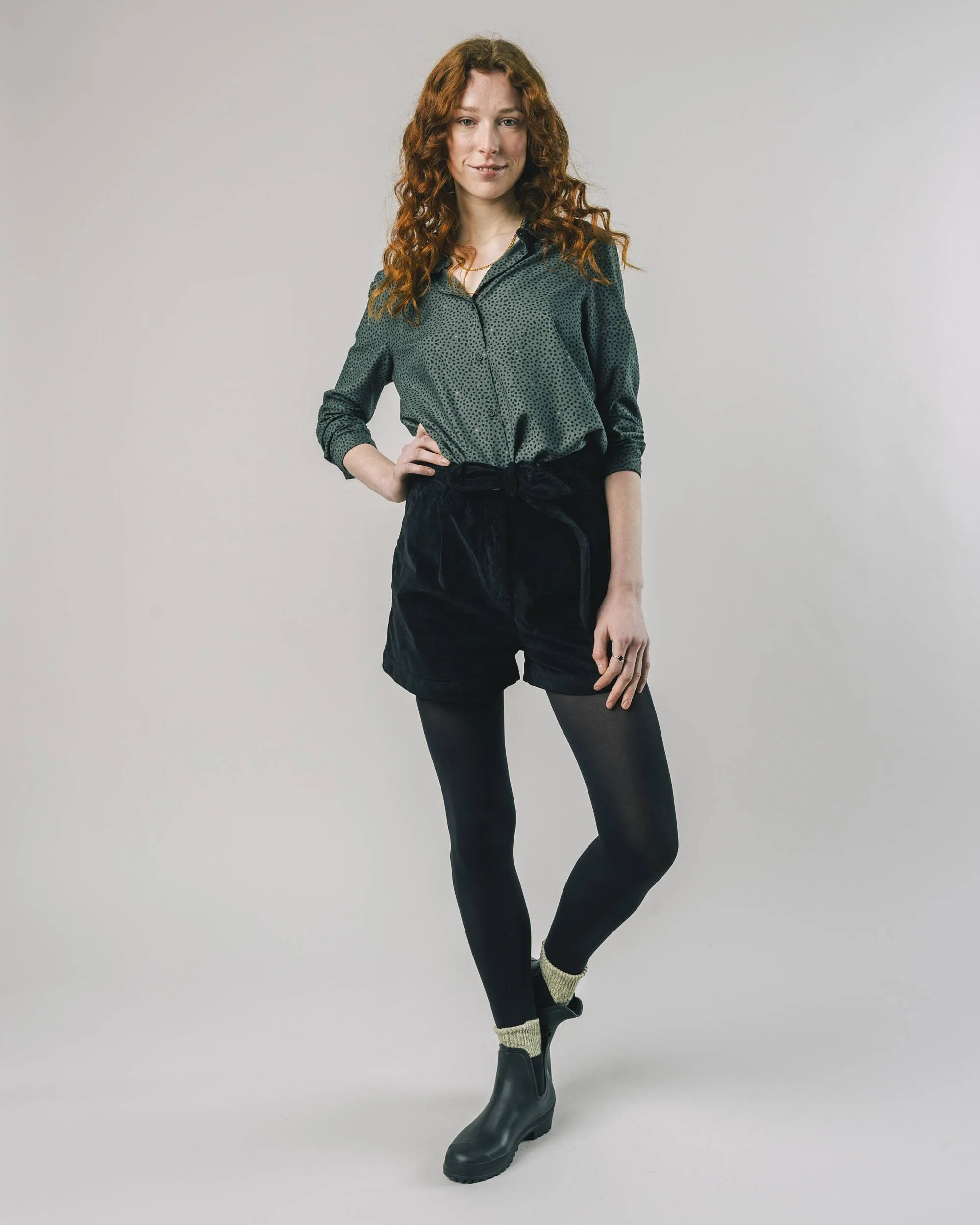 Belted Short Black