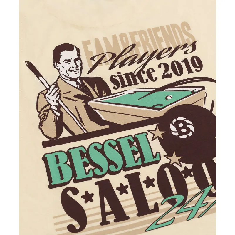 BESSEL SALOON TEE CREAM
