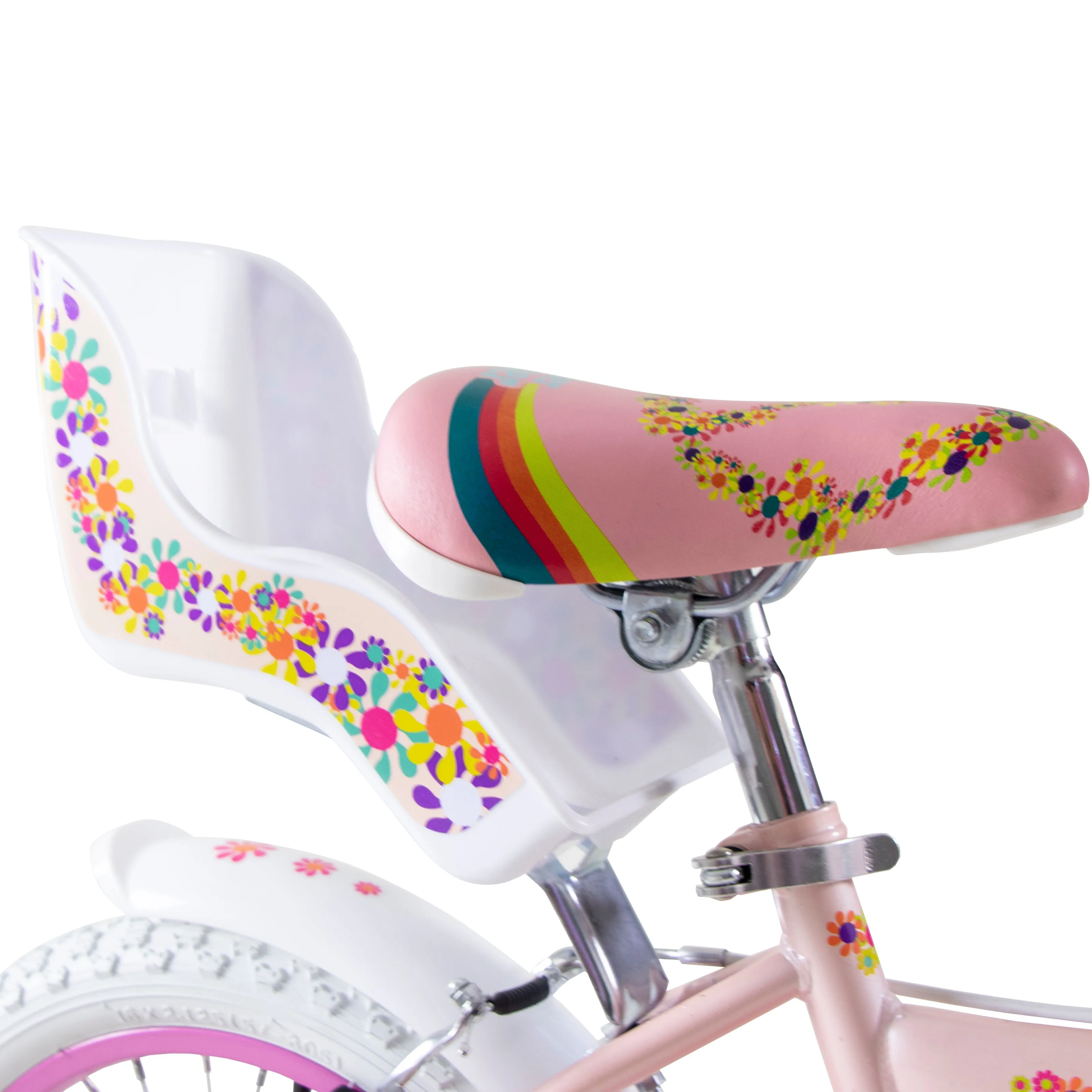 Bicicleta BENOTTO Cross FLOWER POWER R16 1V. Nia Frenos 'V' Acero Rosa Pastel/Rosa Aperlado Talla:UN