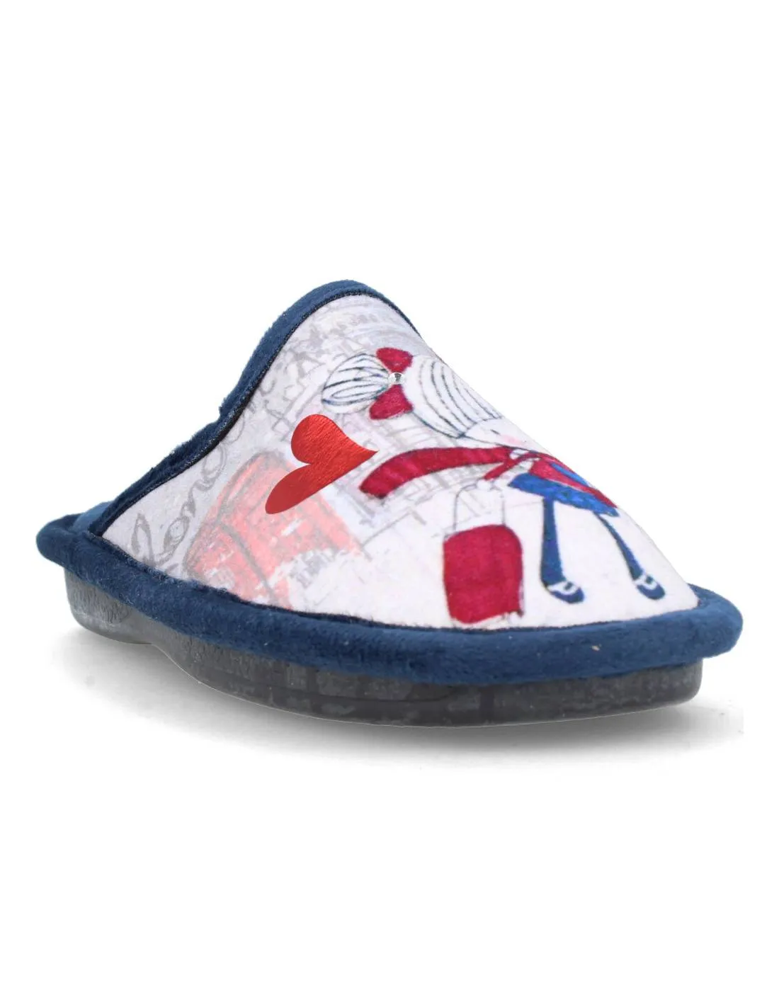 BIORELAX  ZAPATILLA CASA KIDS NIñA MALETA MARINO