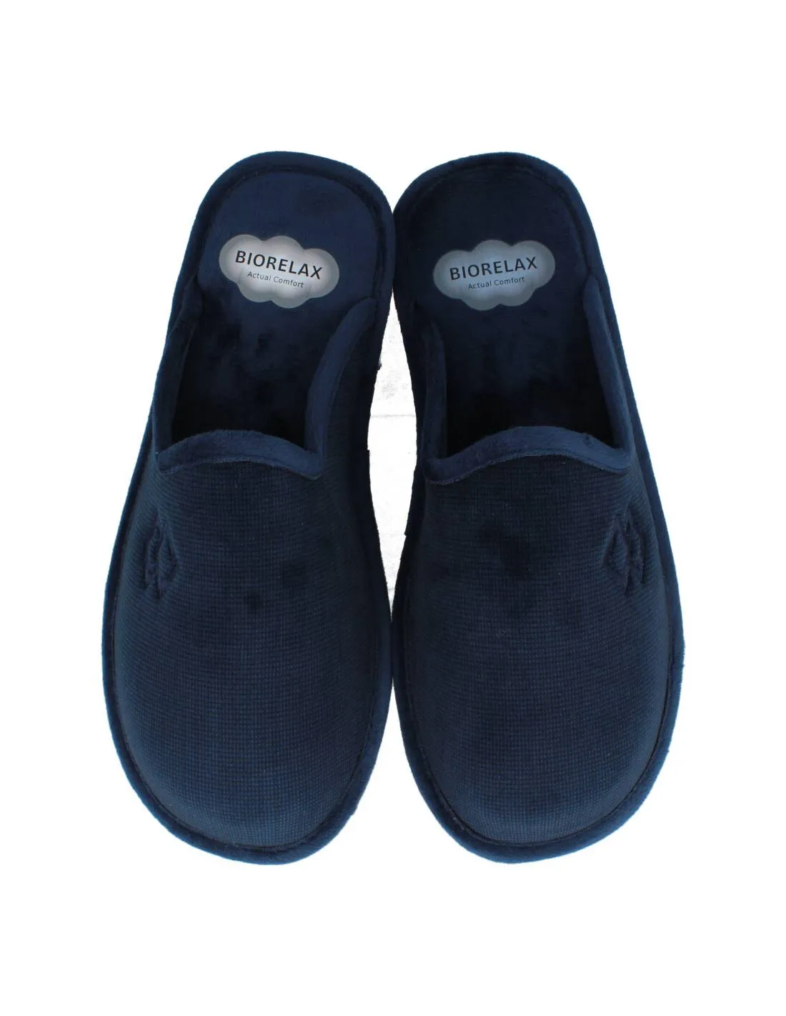 BIORELAX  ZAPATILLAS CASA CLáSICA ROMBO MARINO
