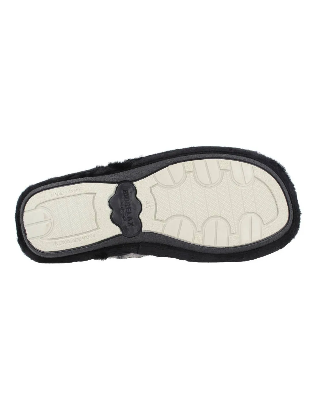 BIORELAX  ZAPATILLAS CASA UNISEX ADVENTURE NEGRO