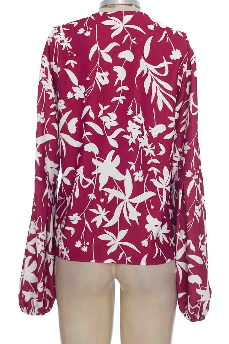 BLUSA COLOR VINOTINTO  SAMAR ZARZOUR