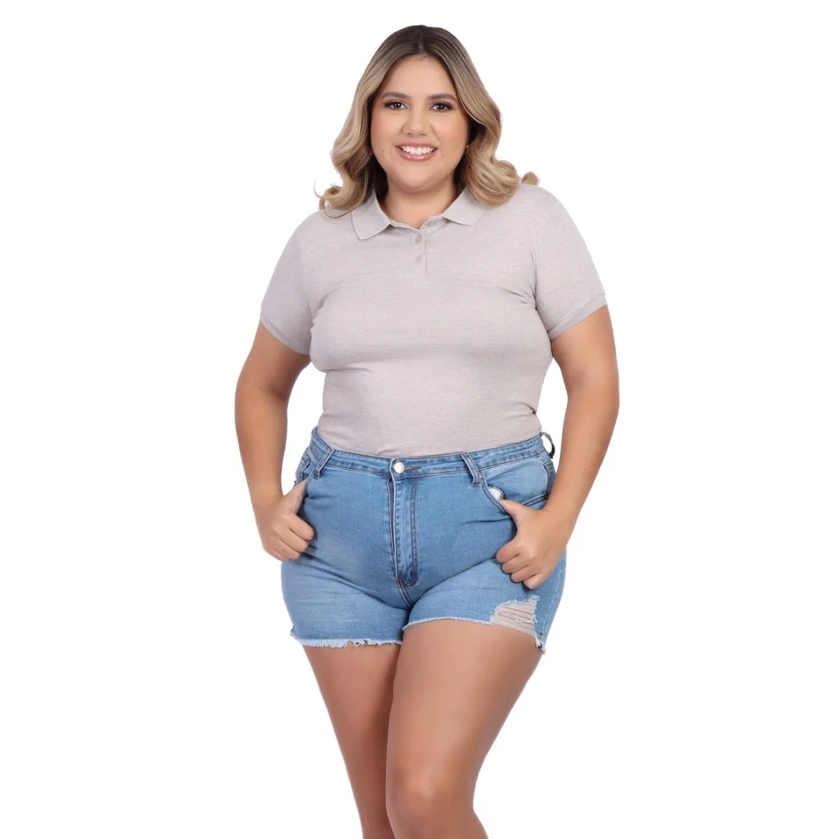 Blusa tipo polo MOIST