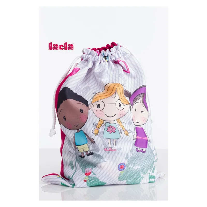 Bolsa escolar niños del mundo