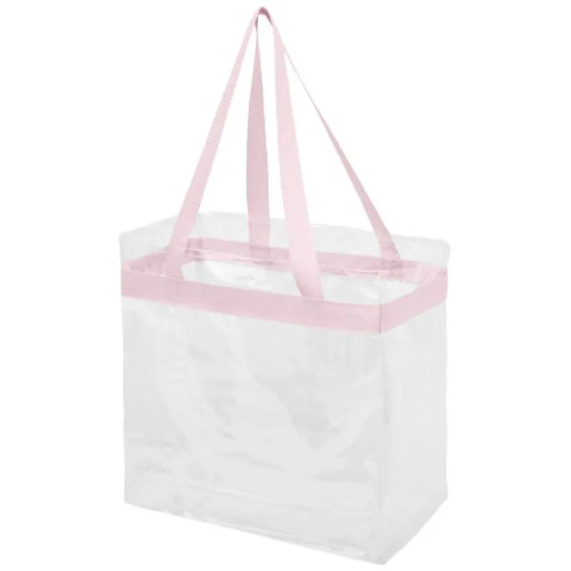 Bolsa tote corporativa transparente Hampton